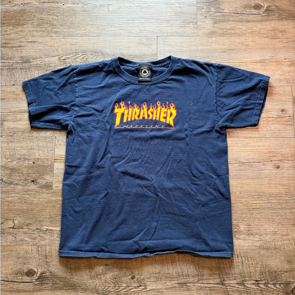 Thrasher Blue Short Sleeve Tee
